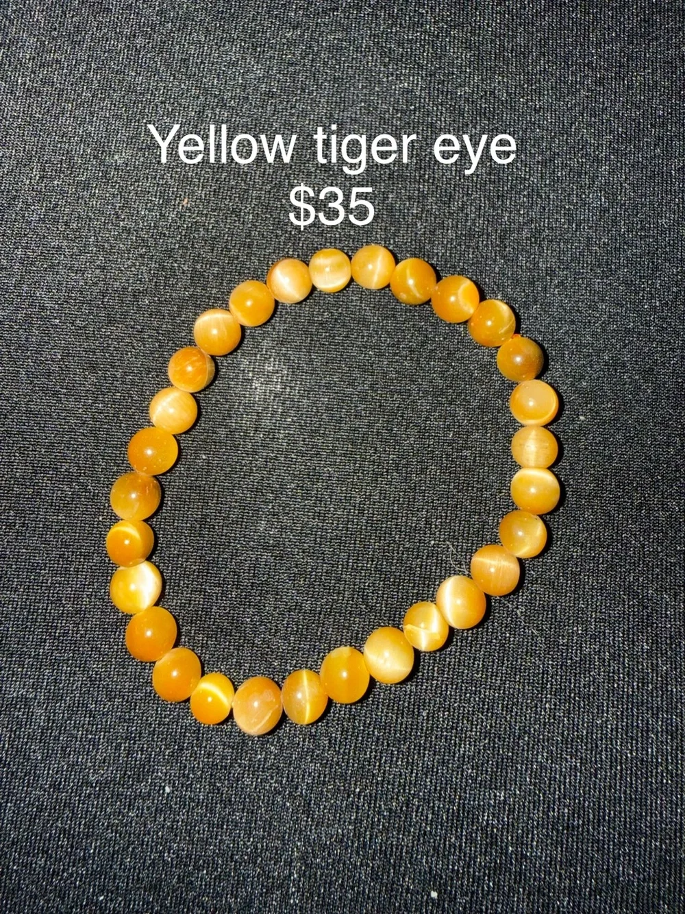 Yellow, red and brown variety of authentic crystal bead bracelets